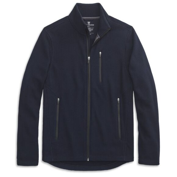 Mack Weldon‎ Latitude Fleece Full-Zip large black NWT - Picture 1 of 11